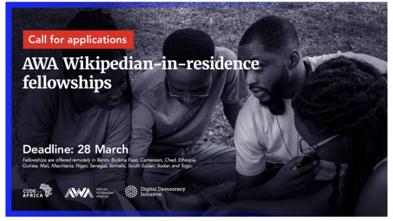 Wikipedian-in-Residence (WiR) Fellowships to Digitalise Youth Voices in Africa 2025