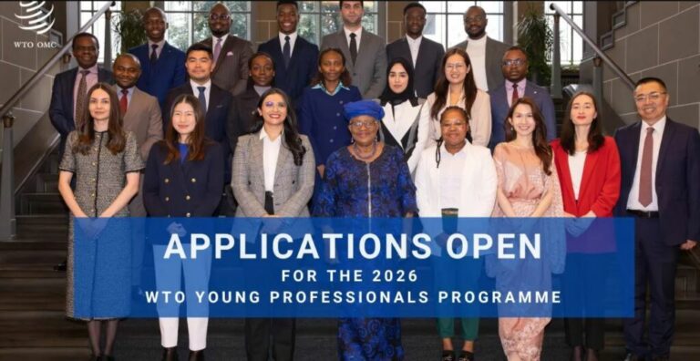 World Trade Organisation (WTO) Young Professionals Programme 2026