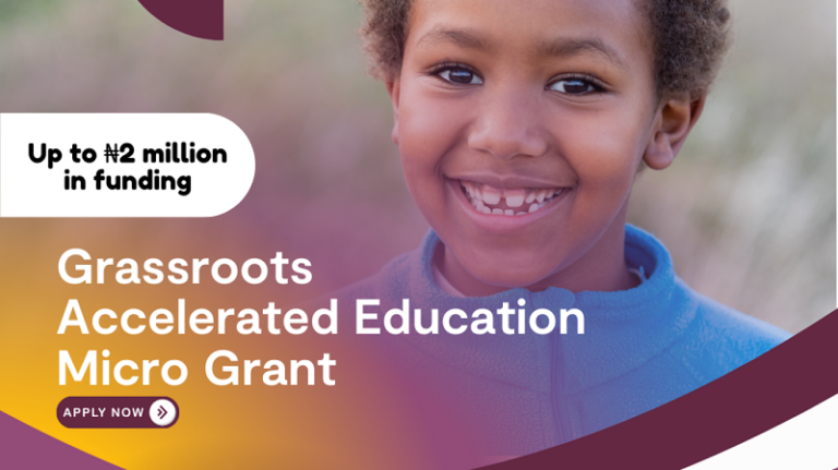 COAL Grassroots Accelerated Education Microgrant 2025 |