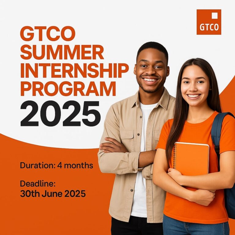 GTCO Summer Internship Program 2025