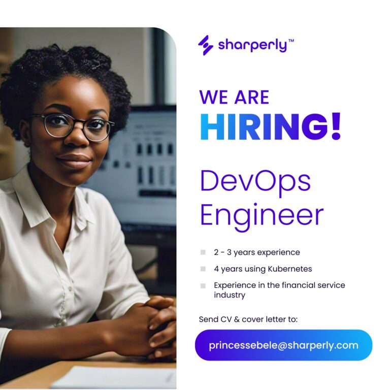 Remote DevOps Engineer at Sharperly