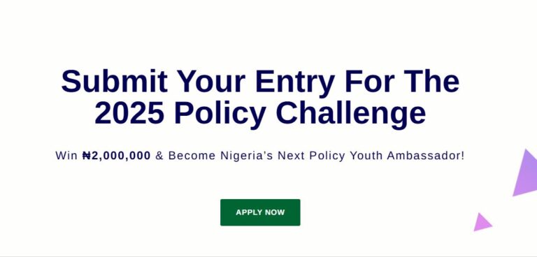 Policy Challenge 2025 for Young Nigerians