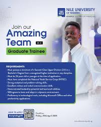 Nile University Graduate Trainee Program 2025