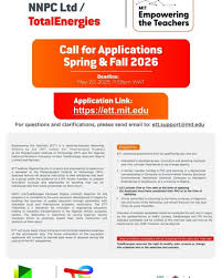 2026 NNPC TotalEnergies ETT Fellowship