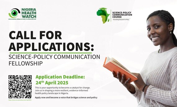Nigeria Health Watch Science-Policy Communication Fellowship 2025 for Early to Mid-Career Health Professionals