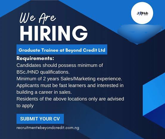 2025 Beyond Credit Graduate Trainee Program