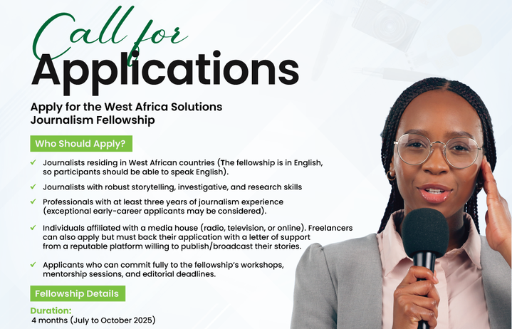 Nigeria Health Watch West Africa Solutions Journalism Fellowship 2025