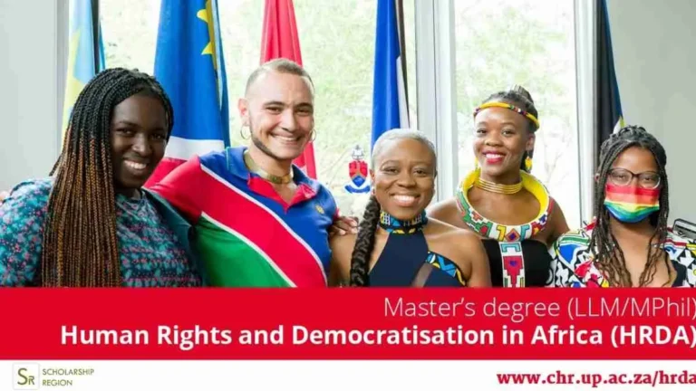 University of Pretoria LLM Scholarship For Africans 2025