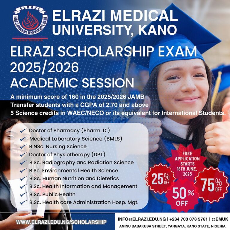 2025 Elrazi Medical University Scholarship