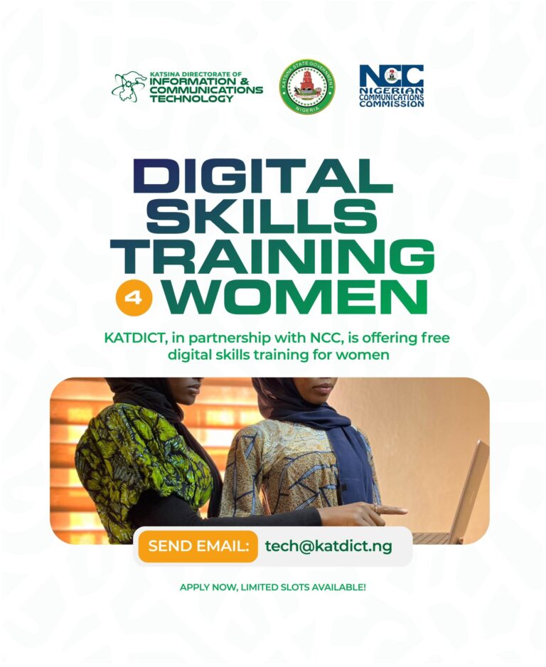 Empowering Women in Tech: KATDICT and NCC Launch Free Digital Skills Training in Katsina