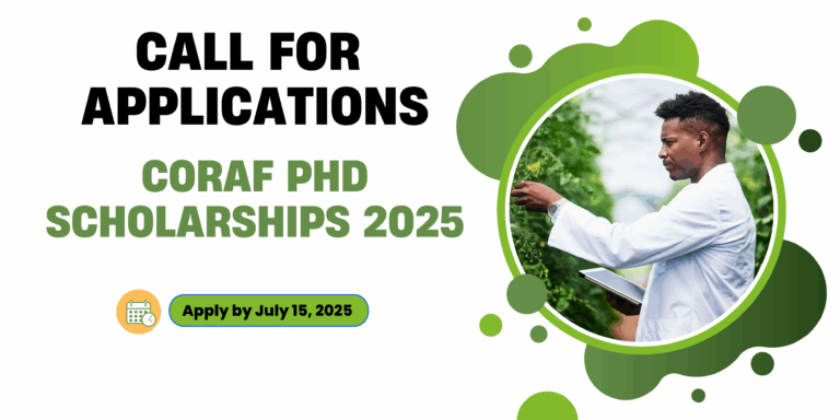 CORAF Doctoral Thesis Scholarships 2025