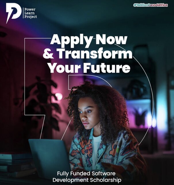 Power Learn Project Software Development Scholarship 2025 for young Africans