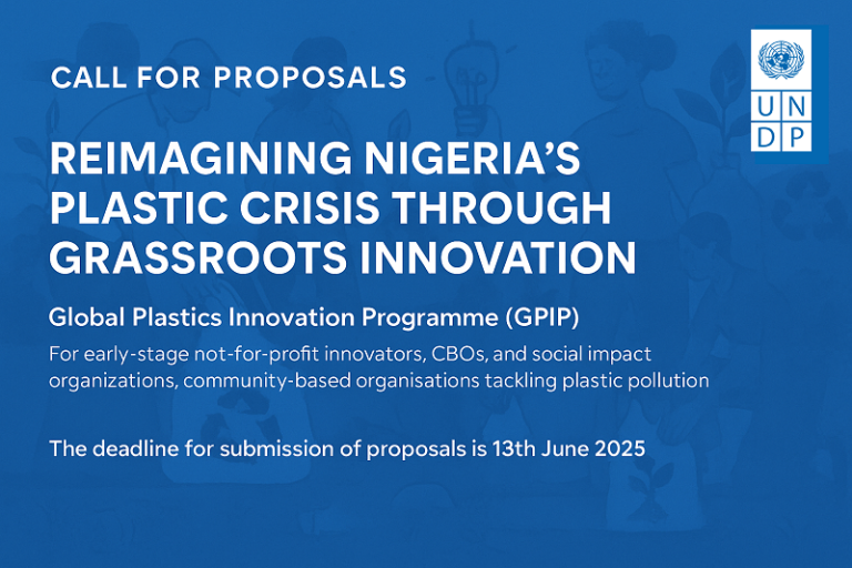 UNDP Nigeria Global Plastics Innovation Programme 2025