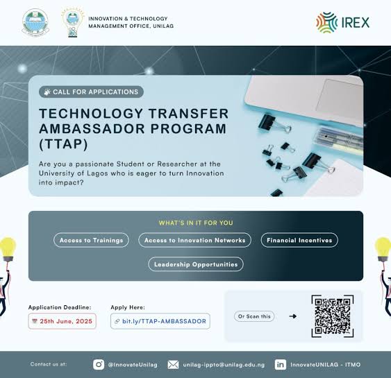 2025 UNILAG Technology Transfer Ambassador Program