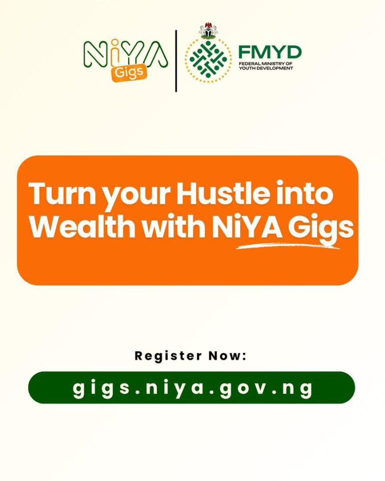 Federal Ministry of Youth Development NIYA Gigs Program