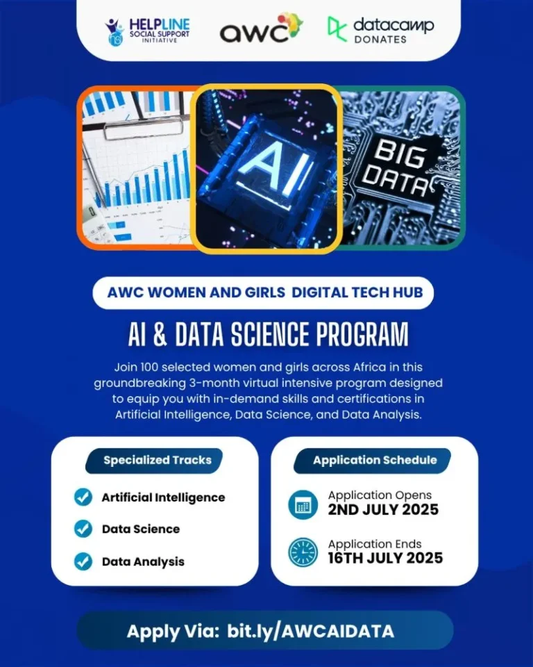 AWC Women and Girls Digital Technology Hub AI AWC Women and Girls Digital Technology Hub AI & Data Science Program Application& Data Science Program Application